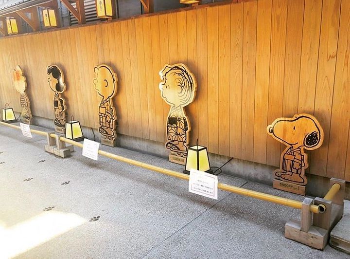 スヌーピー茶屋入り口