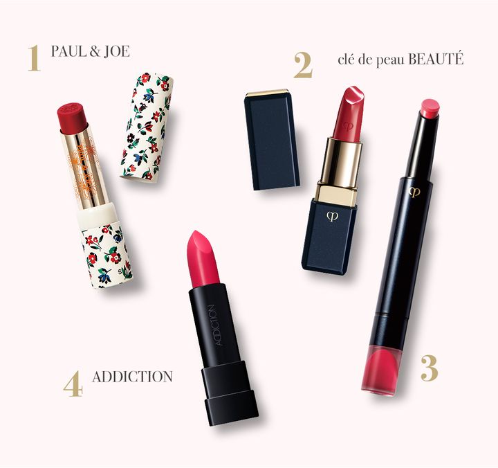 １PAUL & JOE ２Clé de Peau Beauté ３ADDICTION