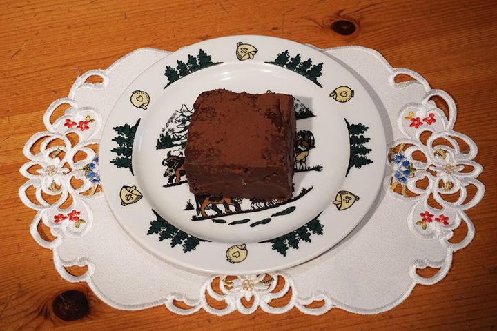 リンツを使用した贅沢なブラウニー