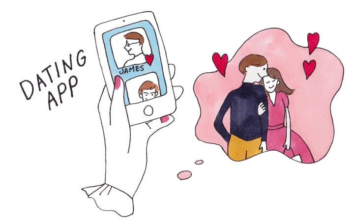 インターネットで知り合った人とデートをする