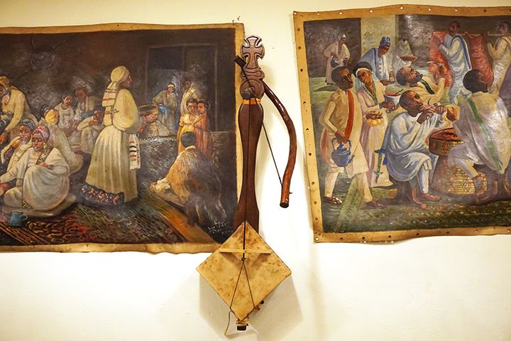 エチオピアの伝統楽器、マシンコ