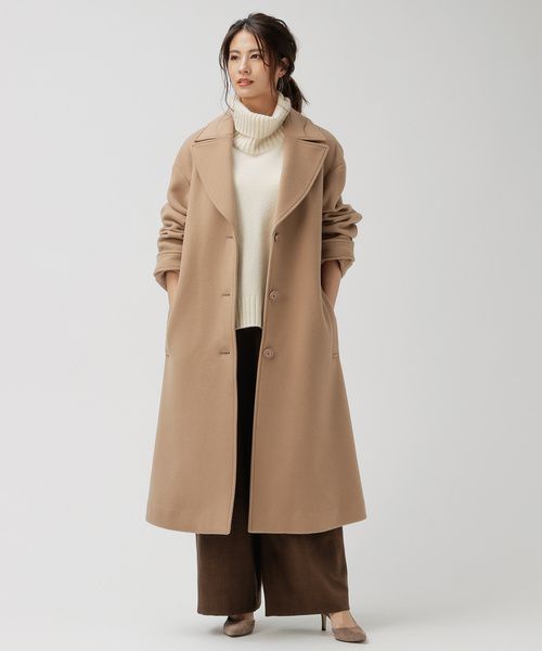 バビロン チェスターコート ロングコート バビロン ダブルチェスター