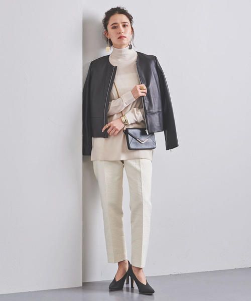 UNITED ARROWS UBCB 属する バックサテン テーラードジャケット