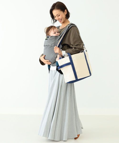 テンベア　マザーズバッグ　こどもビームス　チャコール テンベア マザーズバッグ こどもビームス チャコール TEMBEA × こども