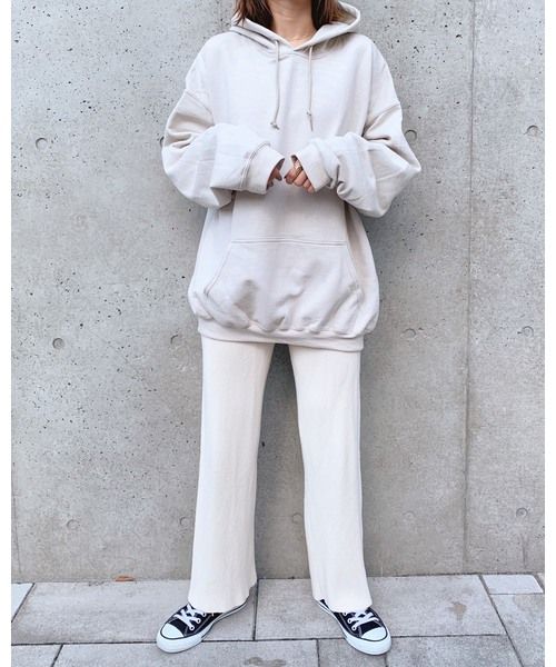 ビッグシルエットパーカー