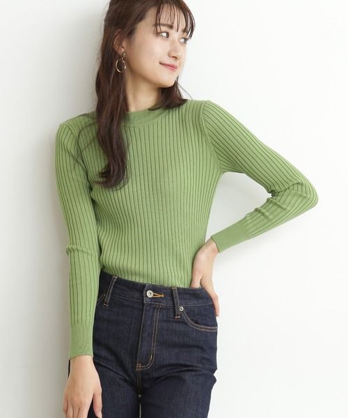 コットンモダールニット