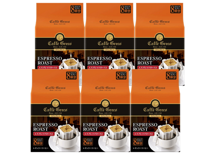 カフェグレコ エスプレッソロースト8P ×6個 レギュラー(ドリップ)