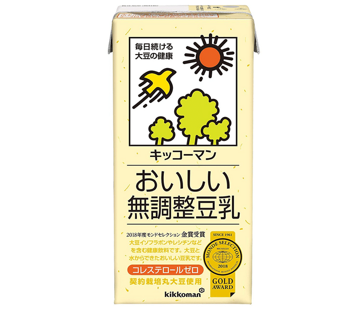 キッコーマン飲料 おいしい無調整豆乳 1L×6本