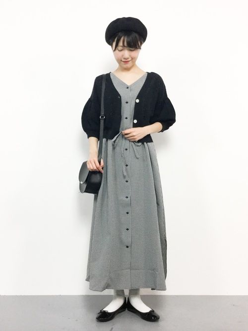 ギンガムチェック柄ワンピースの季節別コーデ【2020】大人の着こなし術  