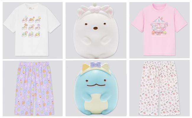 新品未使用 UNIQLO ユニクロ パジャマセット すみっコぐらし 130cm ユニクロ「すみっコぐらし」キッズルームウェア、パジャマセット