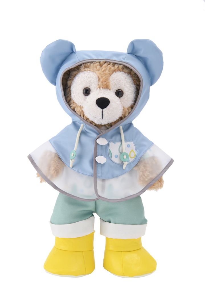 ダッフィー レイニーデイズ　ぬいば4種 ぬいぐるみバッジもレインコート姿！東京ディズニーシー