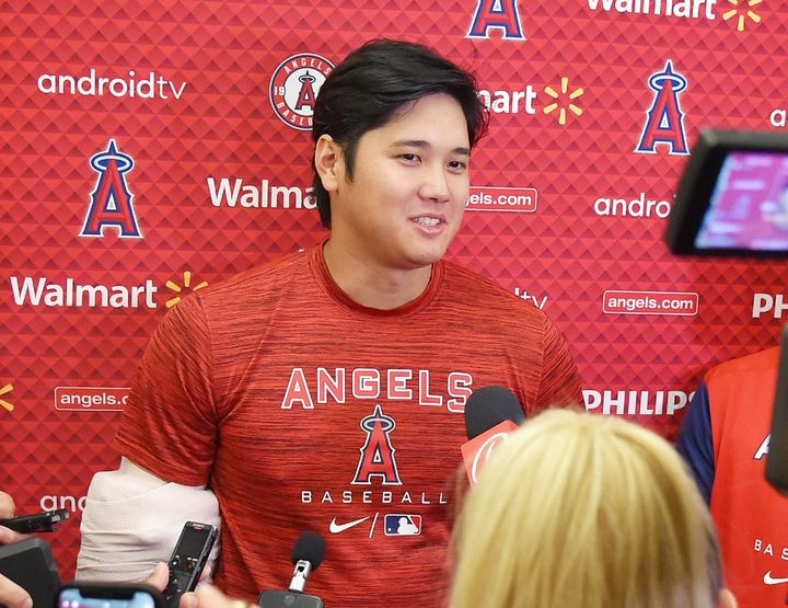 大谷翔平選手（2022年10月、時事）