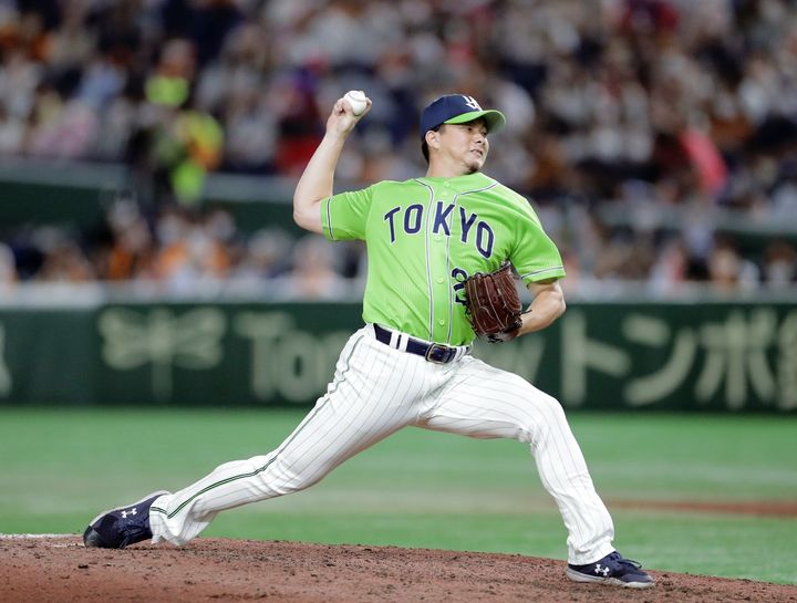 木澤尚文投手（2022年7月、時事）