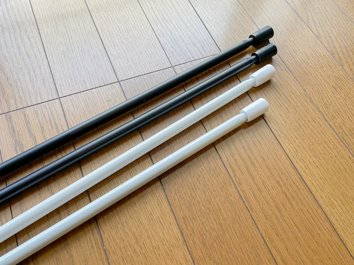 取付しやすい伸縮ポール