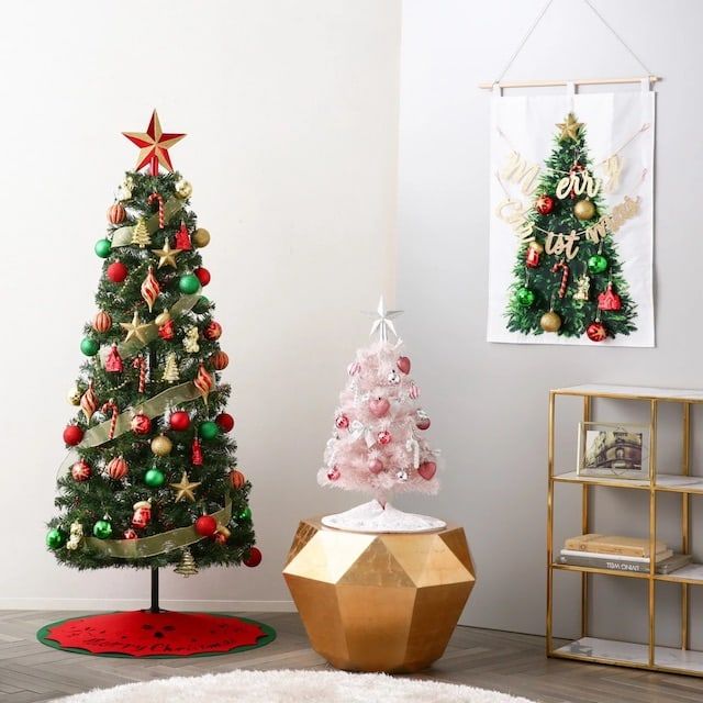 フランフランFrancfrancピンク クリスマスツリー 約150cm（一風
