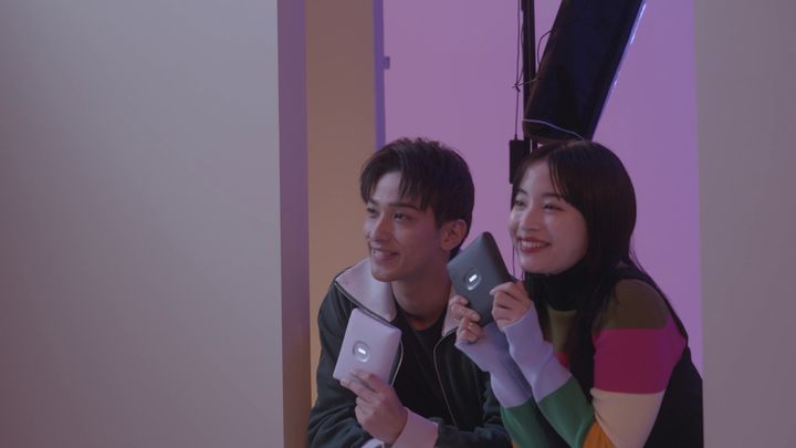 広瀬すずさんと横浜流星さんが出演する新CMのワンシーン