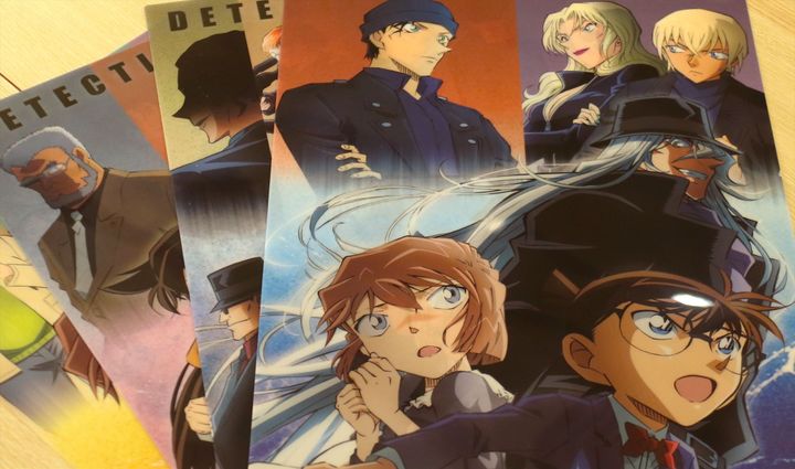 「名探偵コナン」とくら寿司のコラボキャンペーンでプレゼントされるクリアポスター