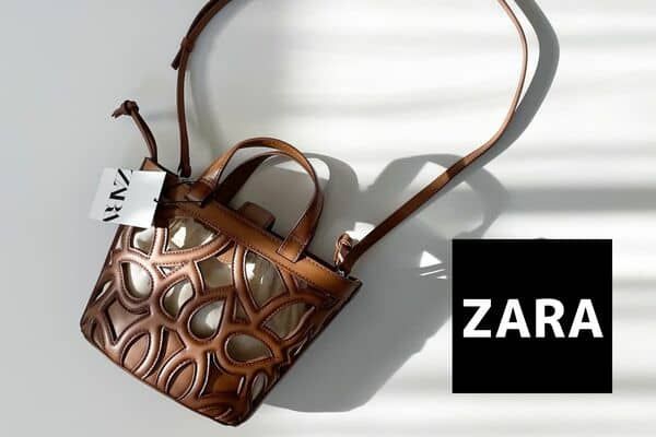 最安の新品 ZARA カットワークミニトートバッグ - バッグ