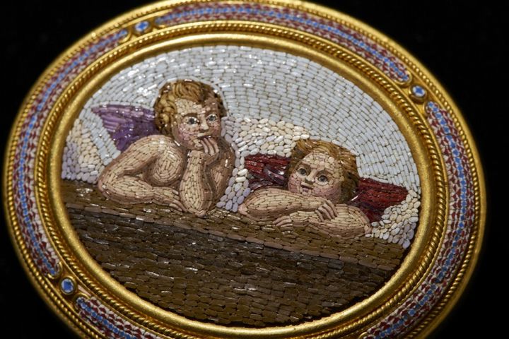 モザイク画 バチカンのstudio del mosaico作