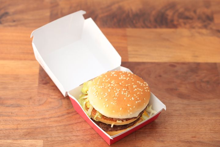 マクドナルド　ハンバーガーの包装紙 マクドナルド ハンバーガーの包装紙