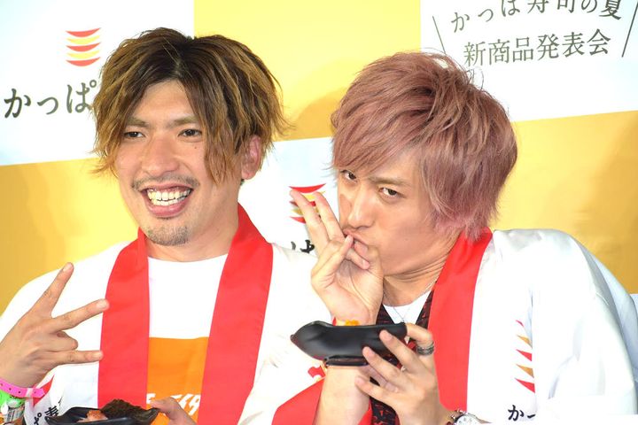 「EXIT」のりんたろー。さん（左）と兼近大樹さん