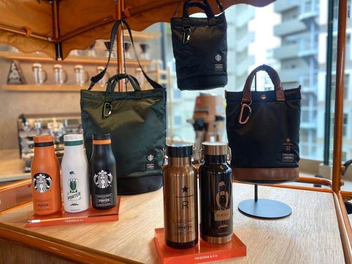 スターバックス PORTER コラボ ショルダーバッグ ブラック