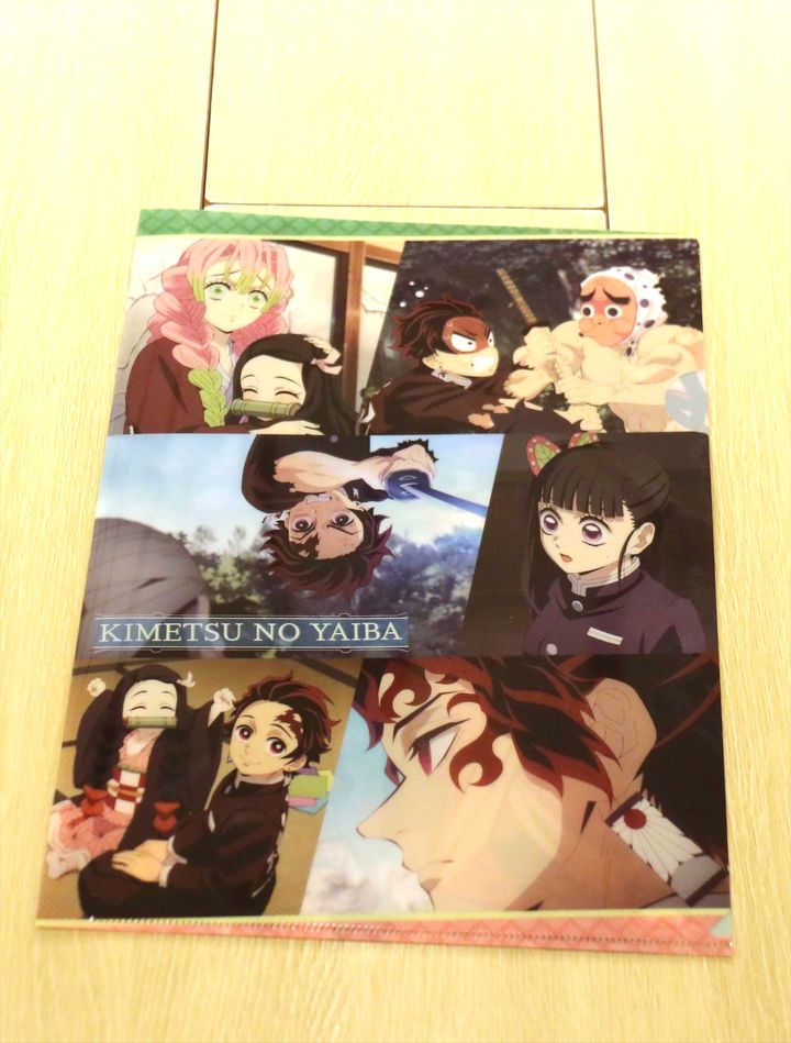 「鬼滅の刃」とくら寿司のコラボグッズ「クリアファイル」