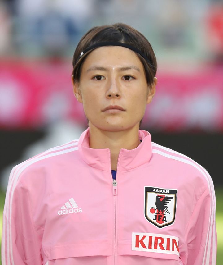 猶本光選手（2022年10月撮影、時事）