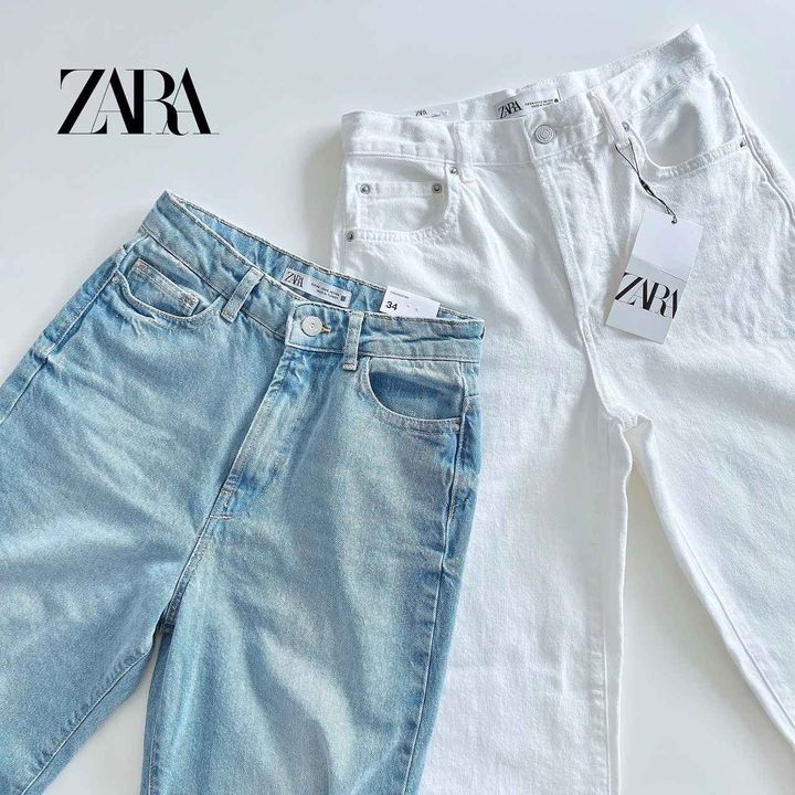 ZARA ホワイトデニムワンピース めんどくさけれ