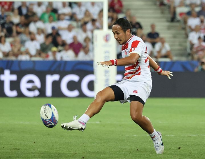 流大選手（2023年09月撮影、時事）