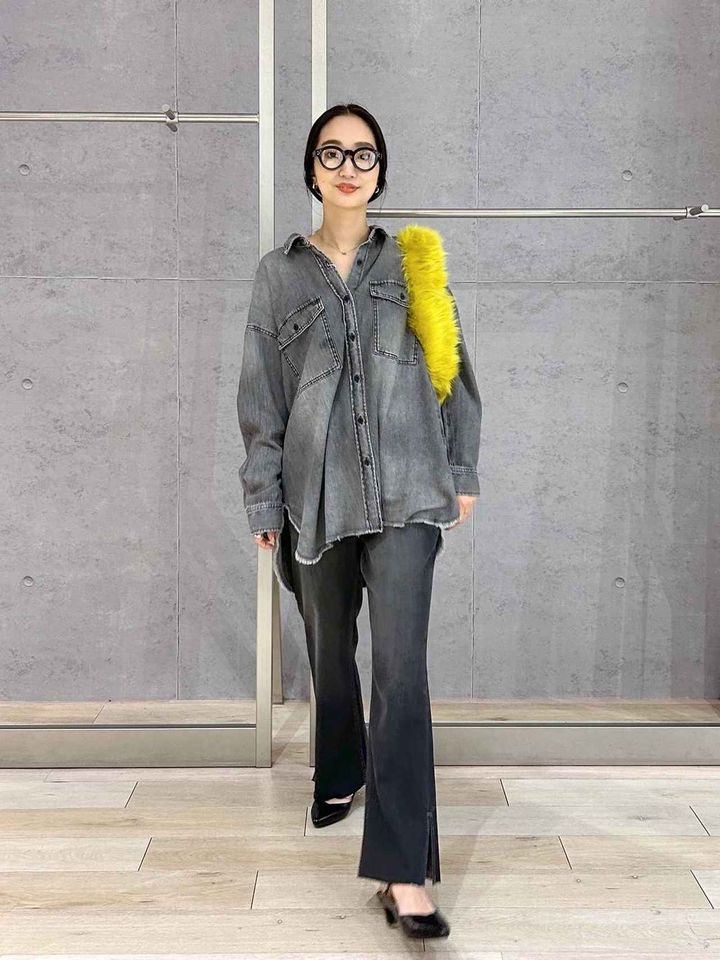 お値下！LEPSIM 人気完売 BIGデニムシャツ ブラック お値下！LEPSIM 人気完売 BIGデニムシャツ ブラック