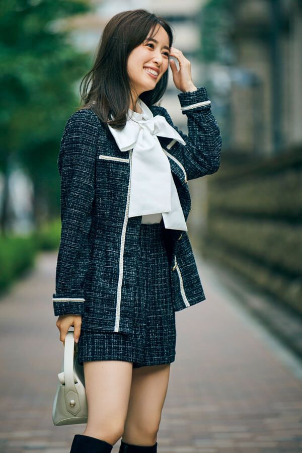 チェスティ 「CHESTY 20TH Elegance」ツイードジャケット CHESTY 20TH