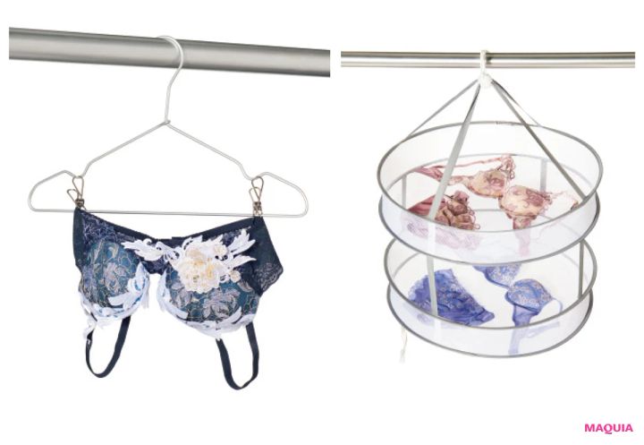 ブラジャーの干し方