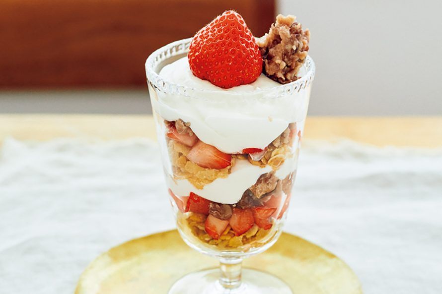 ギリシャヨーグルトパフェのレシピ