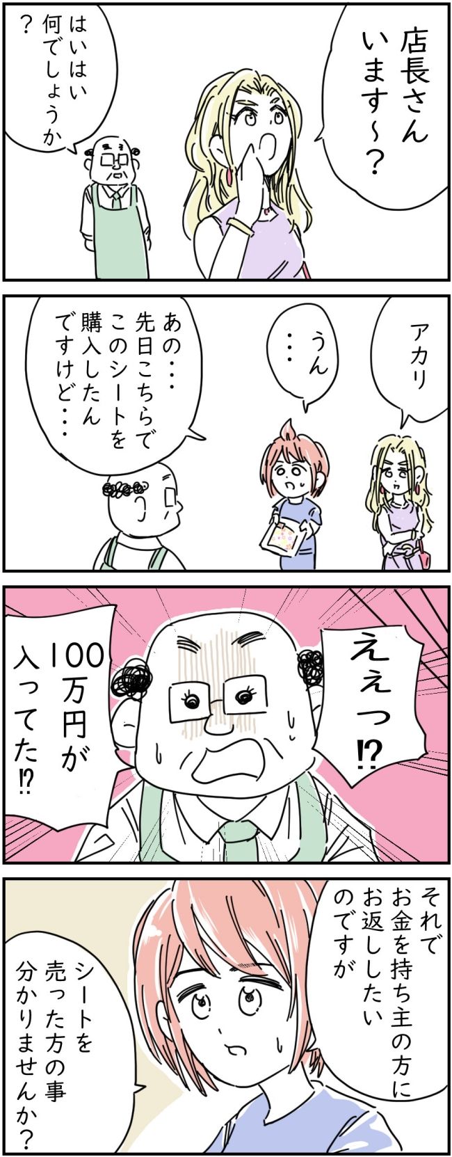 リサイクル店で買ったレジャーシートに100万円入ってた話 6