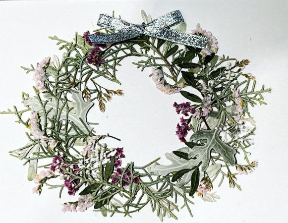 押し花アート「クリスマスリース」 押し花アート「クリスマスリース」 【公式通販】