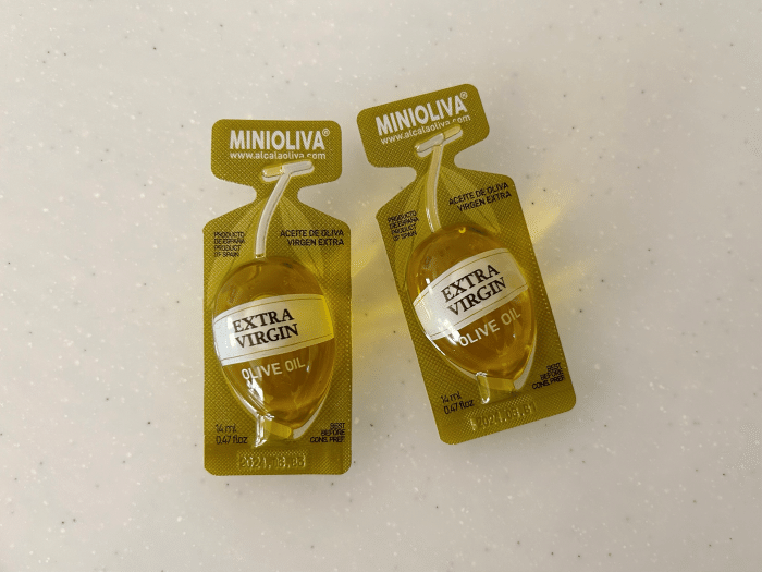 小分けサイズのエキストラバージンオリーブオイル