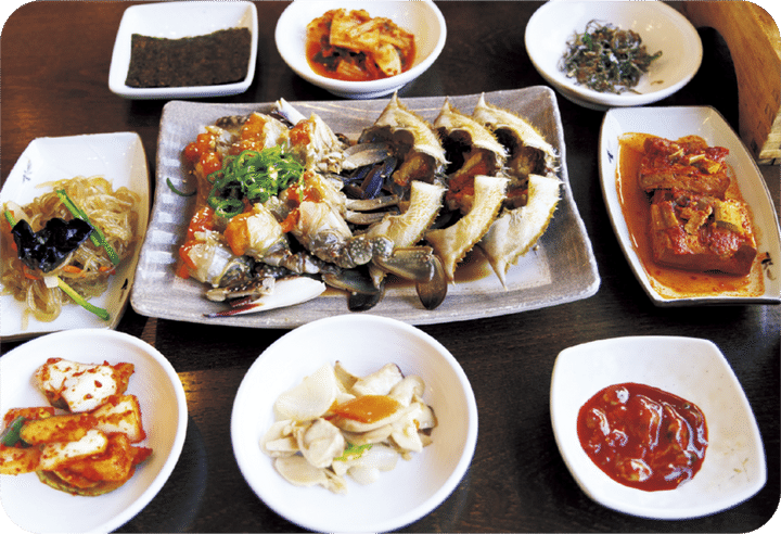 カンジャンケジャン定食／コッチ