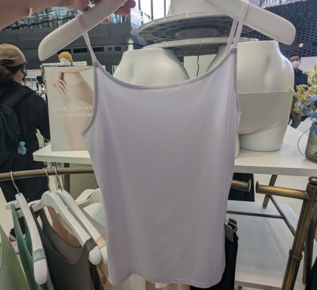 ワークマンの新作下着のキャミソール