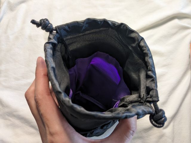 メイン収納を開けたところ