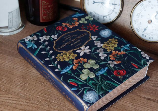 セリアのブック型ボックス ヴィンテージグレースのデザイン