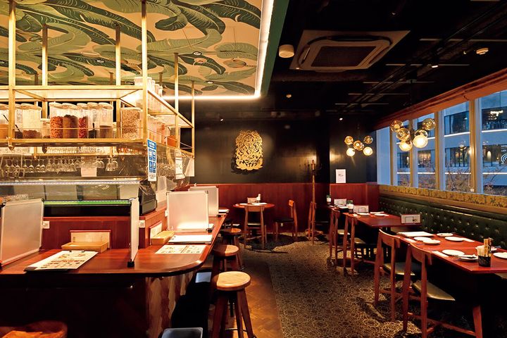 渋谷〈ERICK SOUTH MASALA DINER〉店内