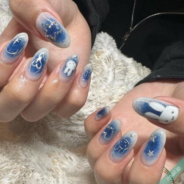 Marcelinaが投稿したネイルデザイン [photoid:I0126154] via Itnail Design (722582)