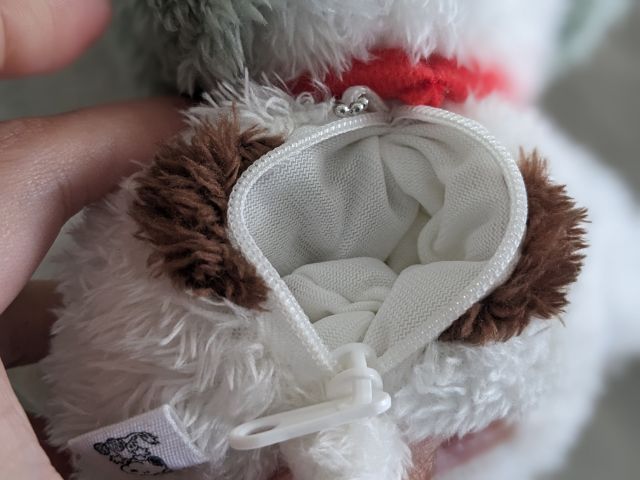 辰スヌーピーのぬいぐるみポーチ