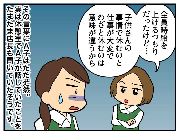 画像4: 頻繁に仕事を休むA子
