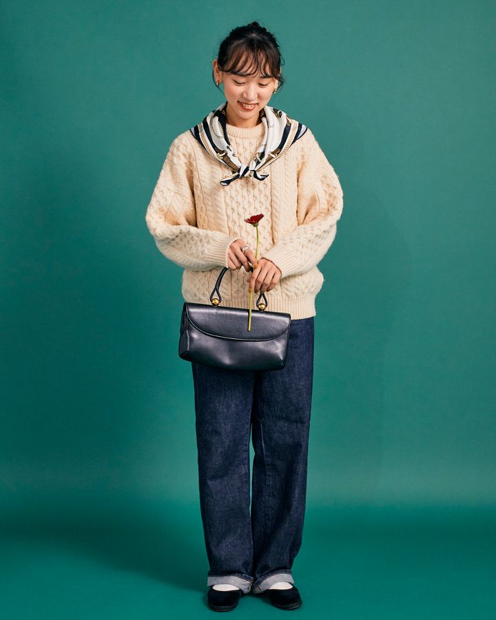 おしゃれ上級者の“ニット”スタイル5選。注目の柄やカラーがひと目でわかる！【FUDGE FRIEND おしゃれさんの毎日コーディネート】