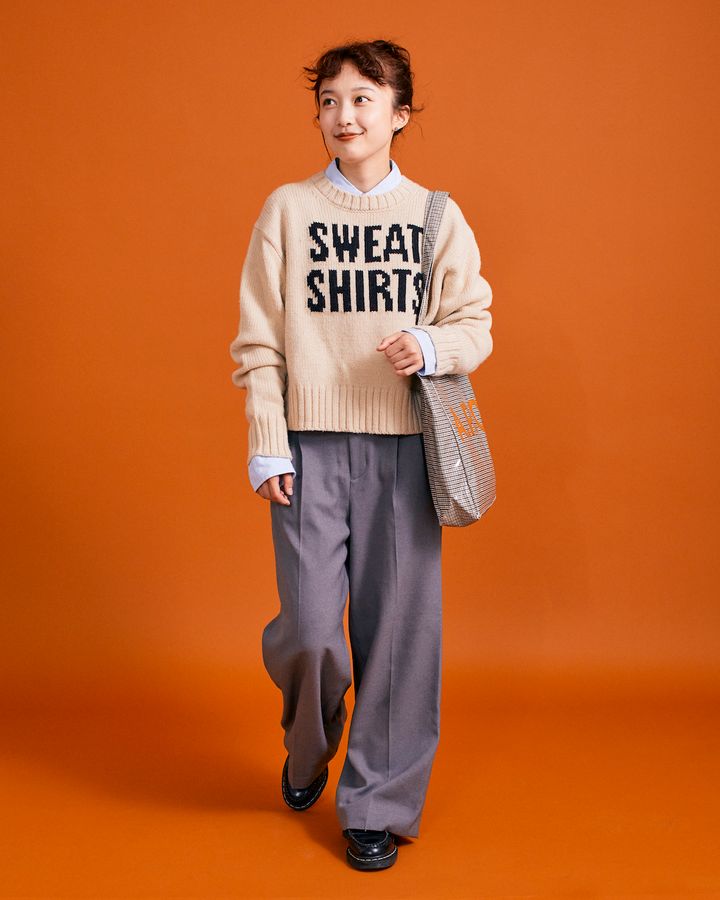 おしゃれ上級者の“ニット”スタイル5選。注目の柄やカラーがひと目でわかる！【FUDGE FRIEND おしゃれさんの毎日コーディネート】