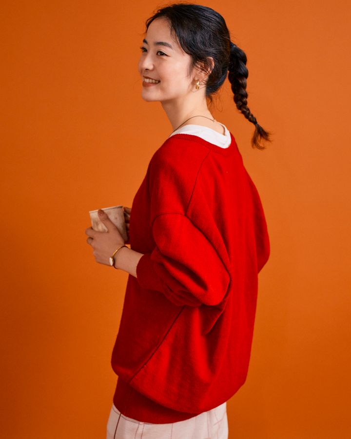 おしゃれ上級者の“ニット”スタイル5選。注目の柄やカラーがひと目でわかる！【FUDGE FRIEND おしゃれさんの毎日コーディネート】