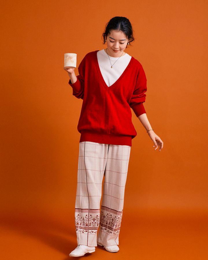 おしゃれ上級者の“ニット”スタイル5選。注目の柄やカラーがひと目でわかる！【FUDGE FRIEND おしゃれさんの毎日コーディネート】