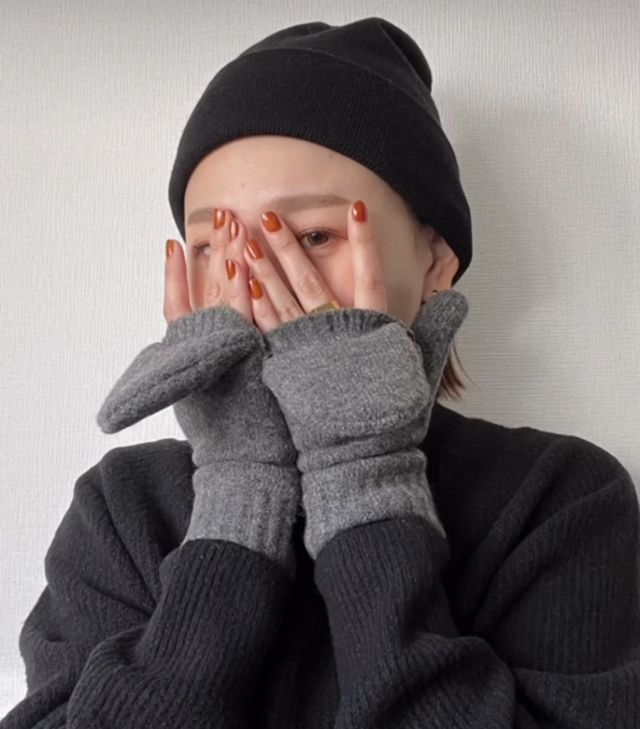 ヒートテックライニングスフレヤーンミトン